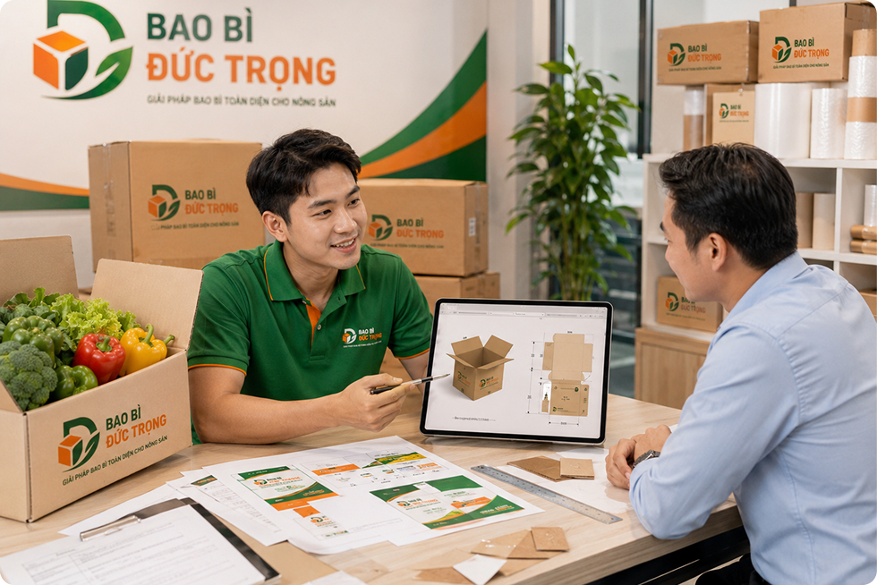 Hỗ trợ thiết kế bao bì